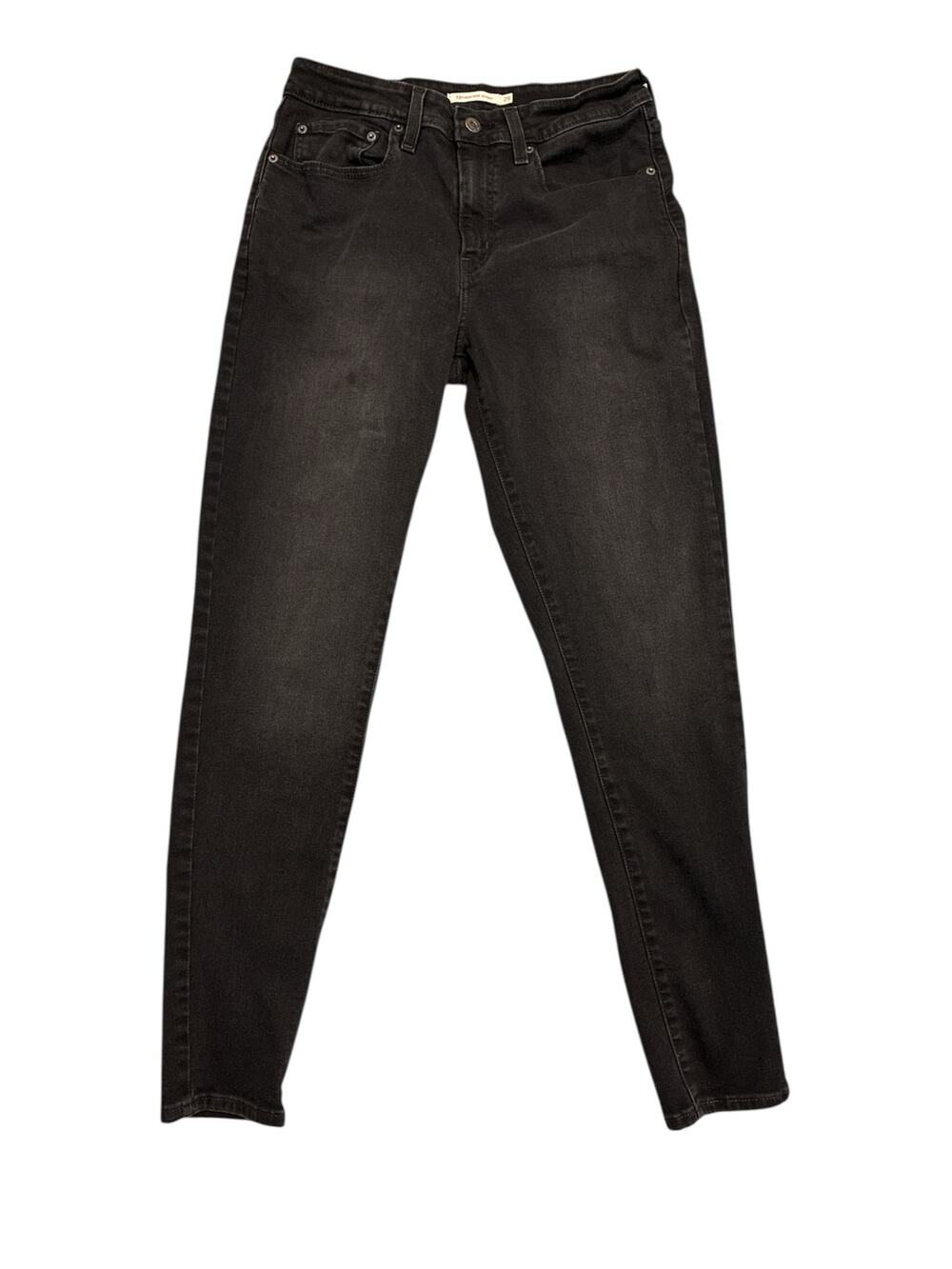 Levi's 721 Black Denim High Rise Skinny
